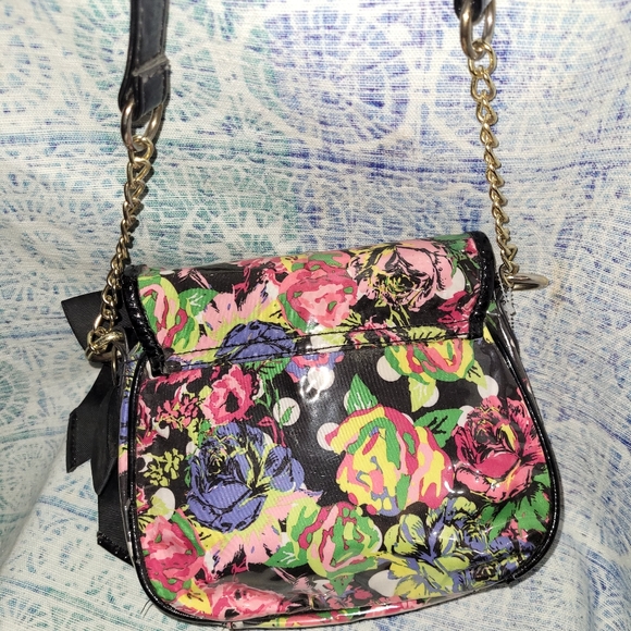 Betsey Johnson Floral Print crossbody NWOT - Picture 2 of 10